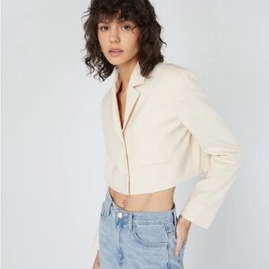 Oak + Fort Cropped Blazer